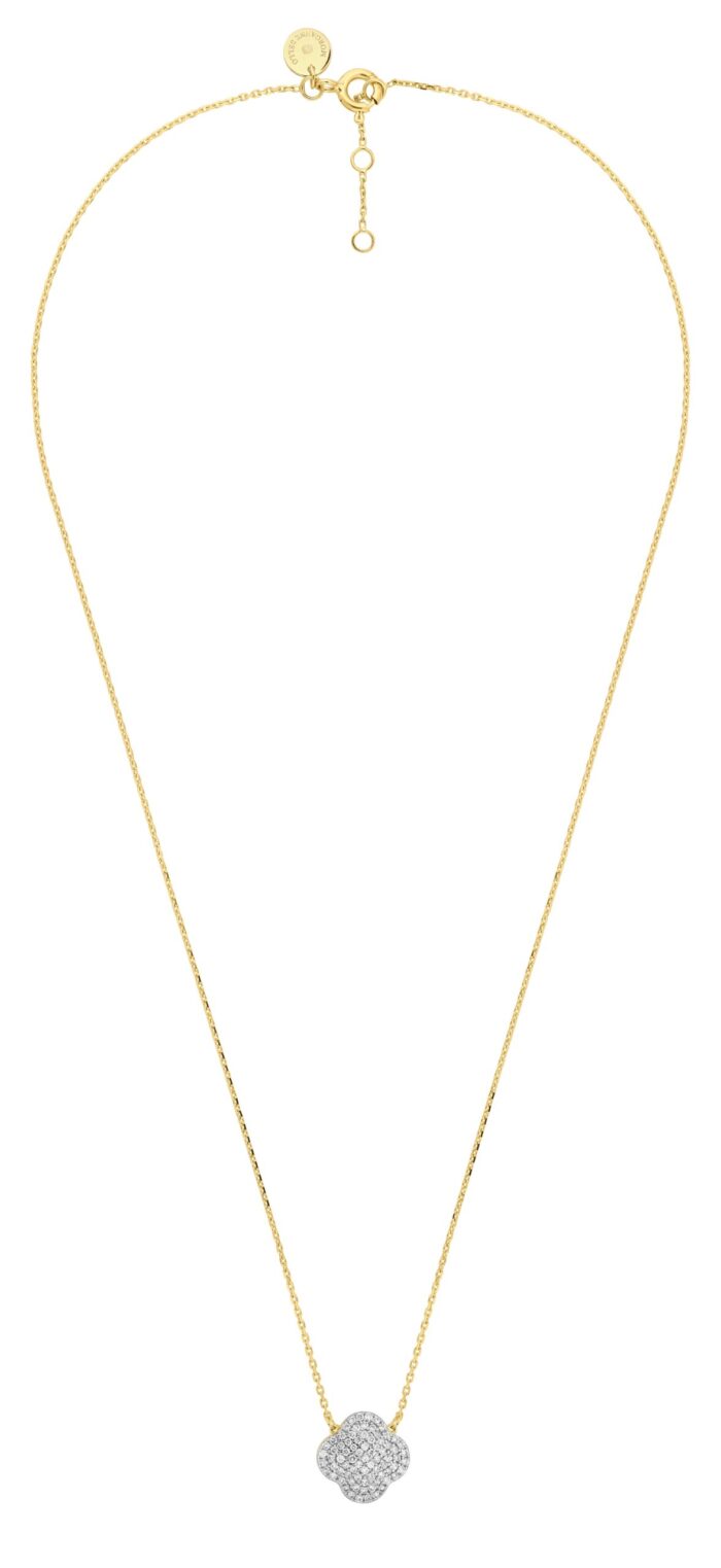 Collier Morganne Bello Chance Diamants Sertis Or Jaune