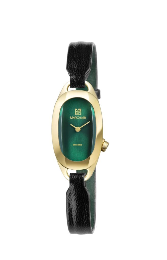 Green strap 2024 watch women's