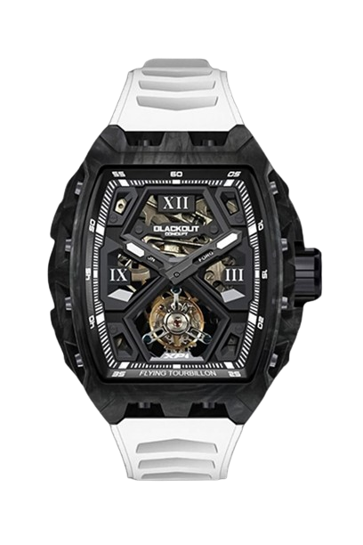 Montre Blackout Concept XP1 Tourbillon LT Black Bracelet Caoutchouc 44MM