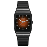 Montre Rado Anatom Automatic Cadran Brun Bracelet Caoutchouc
