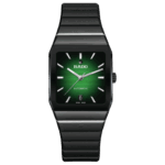 Montre Rado Anatom Automatic Cadran Vert Bracelet Caoutchouc
