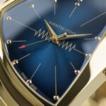 Montre Hamilton Ventura Quartz Cadran Bleu Bracelet Acier 32.3MM