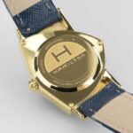 Montre Hamilton Ventura Quartz Cadran Bleu Bracelet Cuir 32.3MM