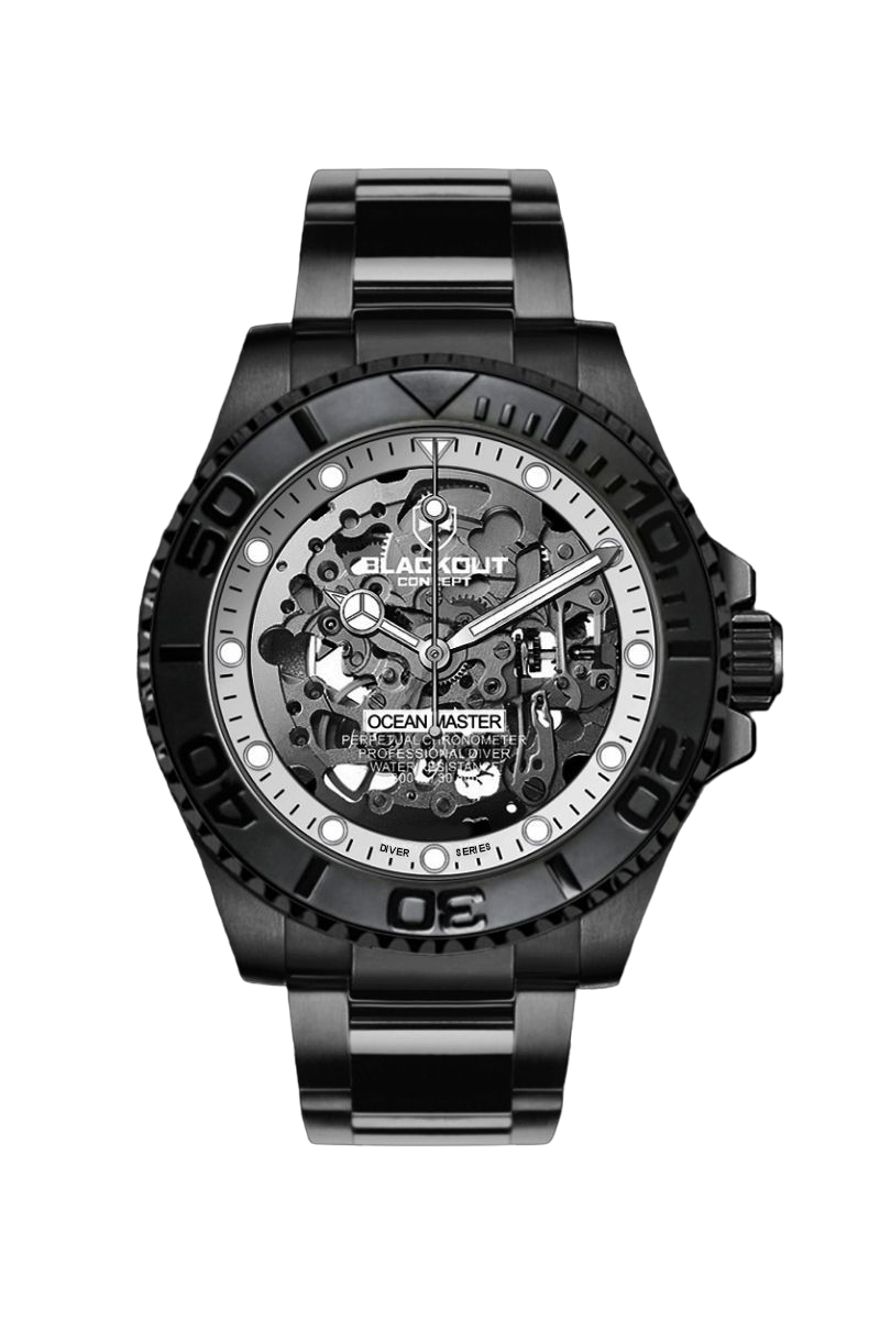 Geckota S-01 Phalanx Special Operations Watch - Blackout Edition - Tac