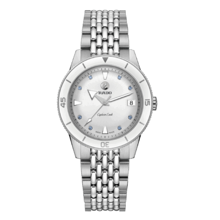 Montre Rado Captain Cook Saphirs Bleues Auto Cadran Argenté 37MM