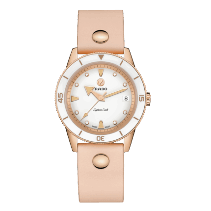 Rado Captain Cook x Marine Hoermanseder Hearbeat Auto Steel Bracelet 37MM Watch