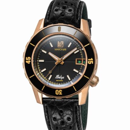 Montre MARCH LA.B Belza Edition Bronze Cadran Noir 40MM