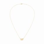 Collier Dinh Van Menottes XS Diamants Or Jaune