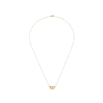 Collier Dinh Van Menottes R8 Diamants Or Jaune