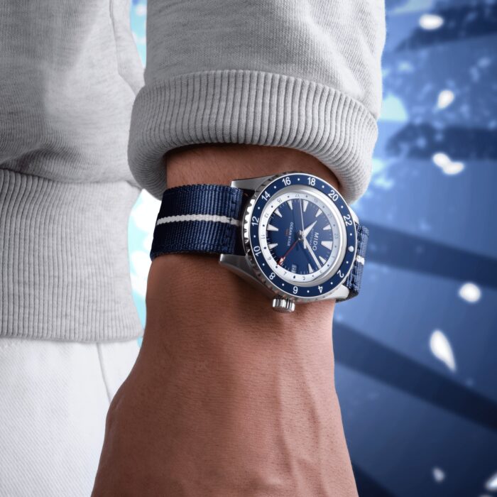 Montre Mido Ocean Star GMT Auto Cadran Bleu Bracelet Acier 40MM