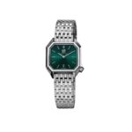 Montre MARCH LA.B Lady Mansart Forest Elec Cadran Vert Bracelet Acier 26MM