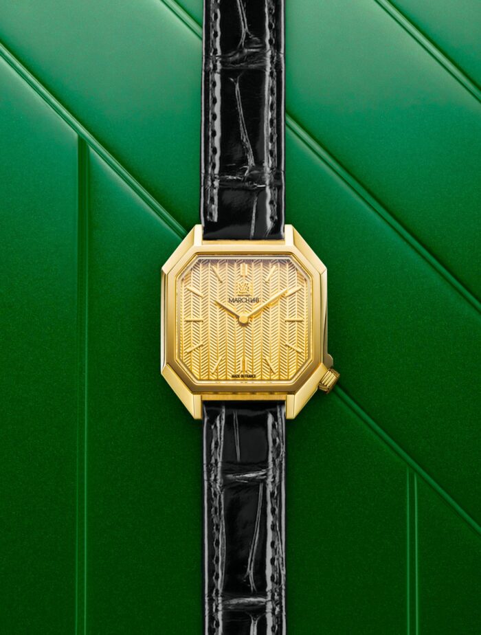 Montre MARCH LA.B Milady Mansart Chevrons Or