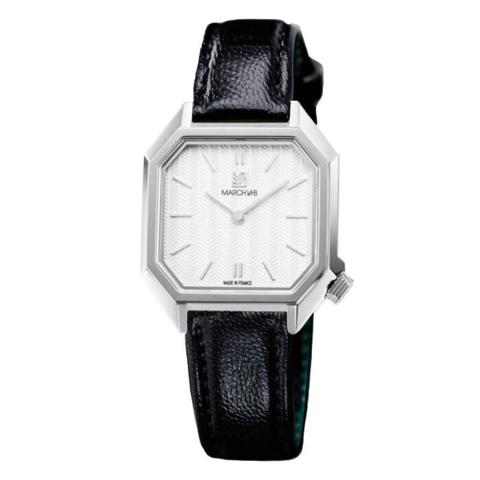 Montre MARCH LA.B Milady Mansart Chevrons Blanc