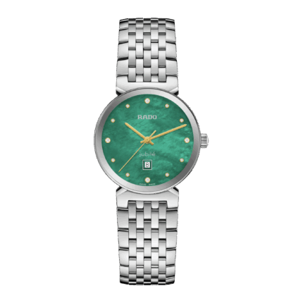 Montre Rado Florence Diamonds Quartz Cadran Vert Bracelet Acier 30MM
