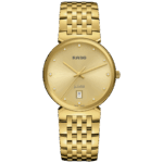 Montre Rado Florence Diamonds Quartz Cadran Jaune Bracelet Acier 38MM
