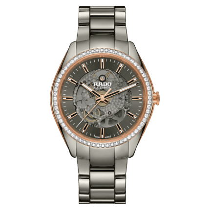 Montre Rado HyperChrome Automatic Diamonds Cadran Gris Bracelet Céramique 42MM