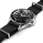 Hamilton Khaki Navy Scuba Quartz Watch Black DialNato 37MM Bracelet