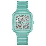 Montre Rado True Square Open Heart Auto Bracelet Ceramique 38MM