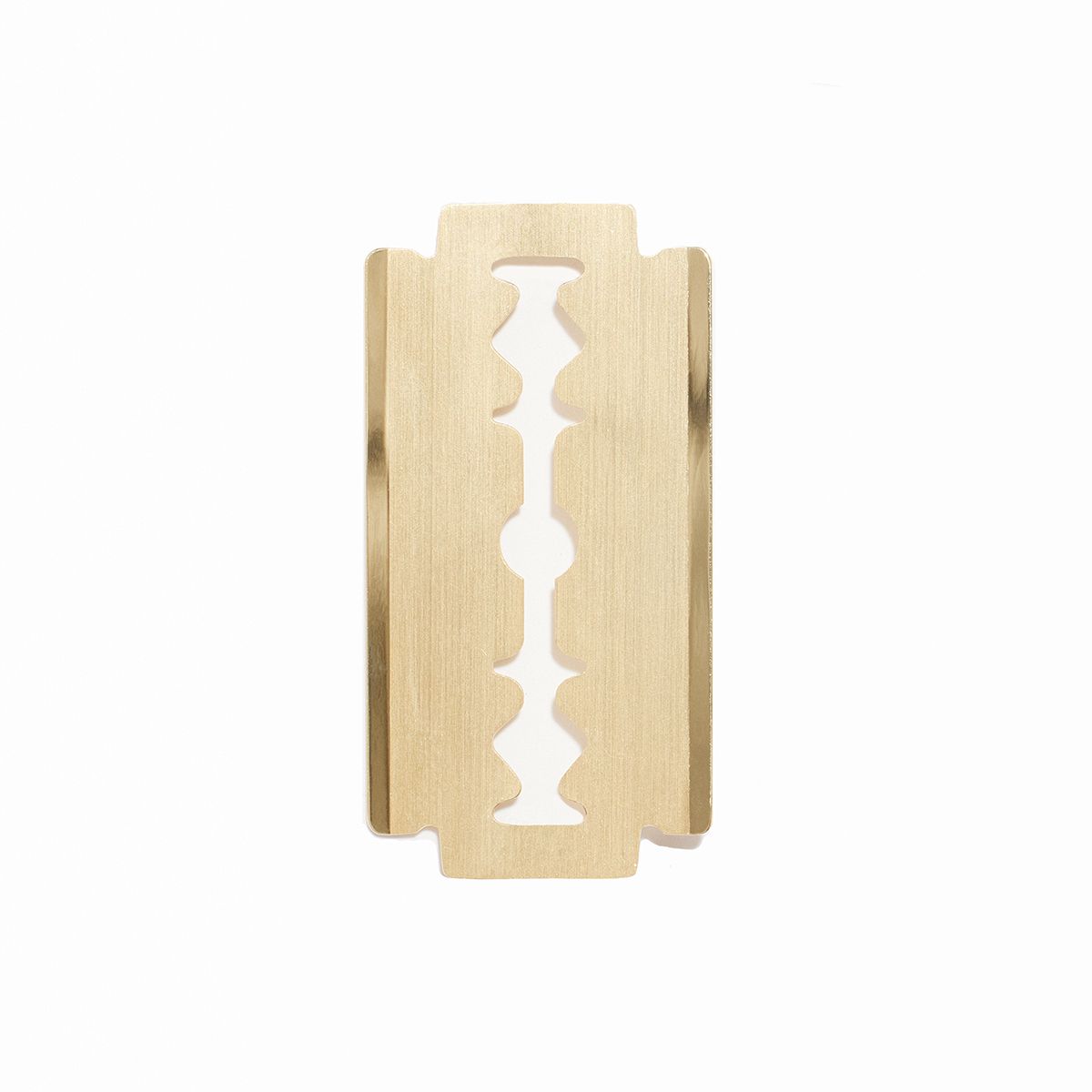 Dinh Van Yellow Gold Razor Blade Pendant