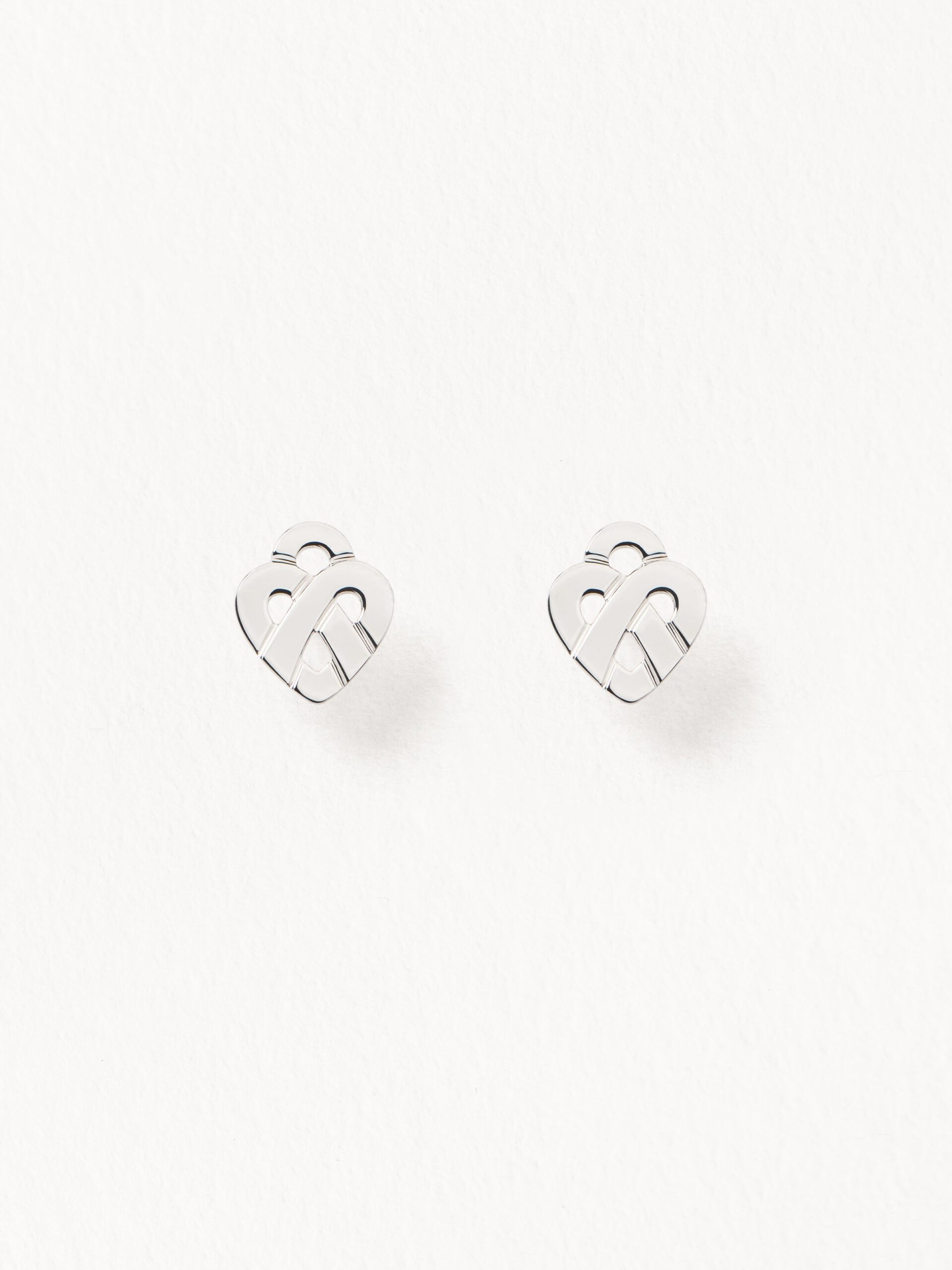 Boucles d'Oreilles Poiray Coeur Entrelacé