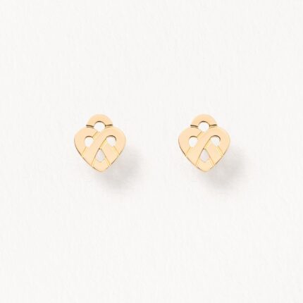 Boucles d'Oreilles Poiray Coeur Entrelacé
