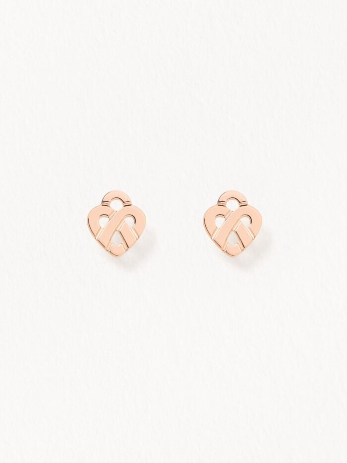 Boucles d'Oreilles Poiray Coeur Entrelacé