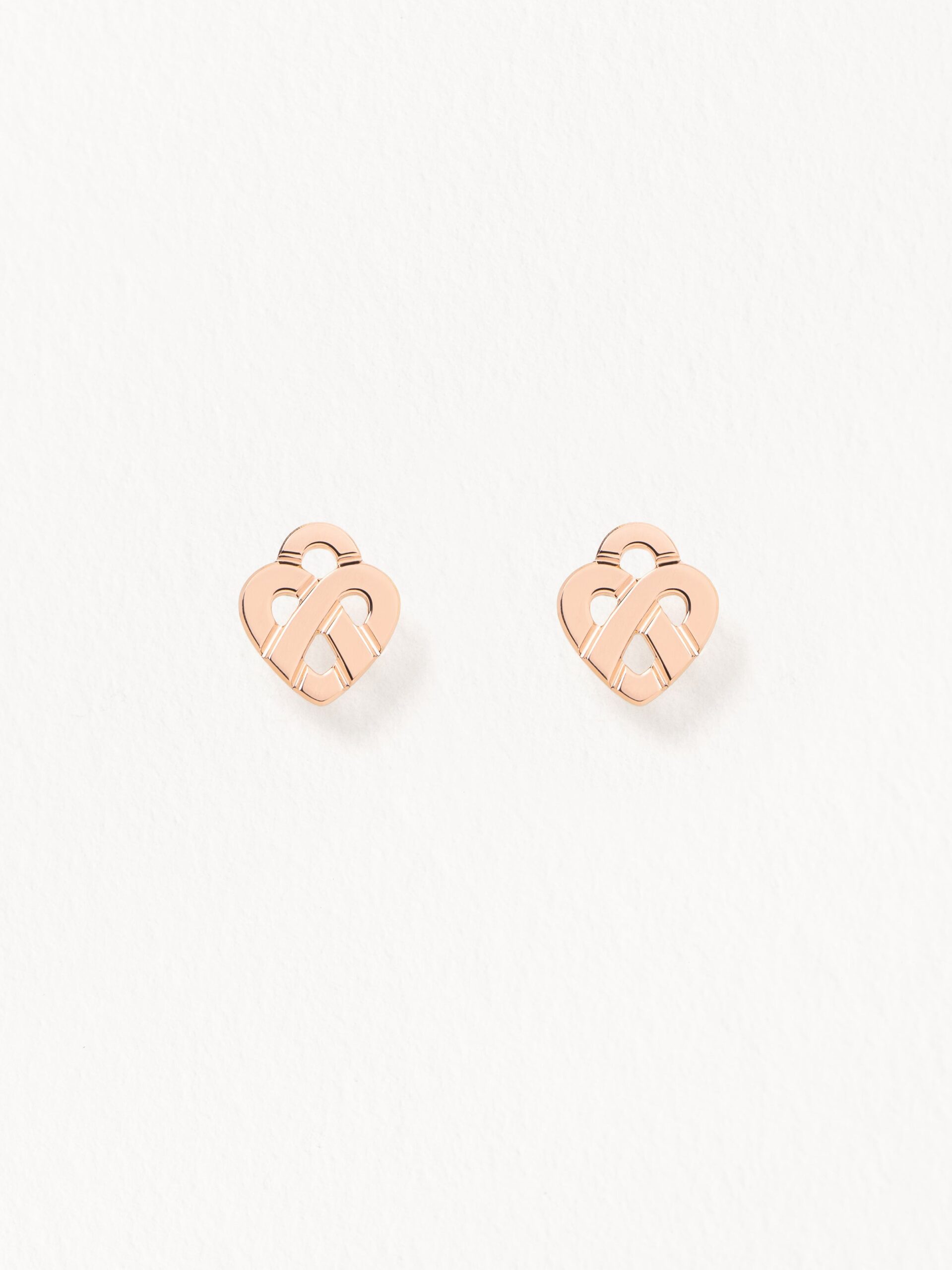 Boucles d'Oreilles Poiray Coeur Entrelacé