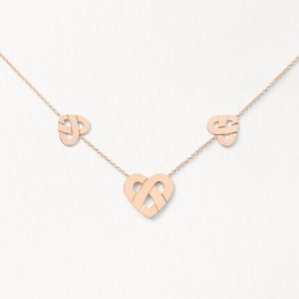Collier Poiray Coeur Entrelacé Multi