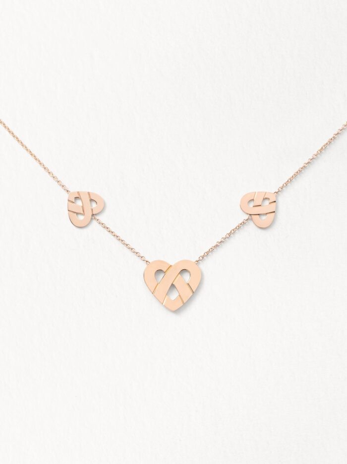 Collier Poiray Coeur Entrelacé Multi