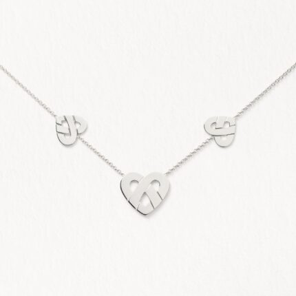 Collier Poiray Coeur Entrelacé Multi