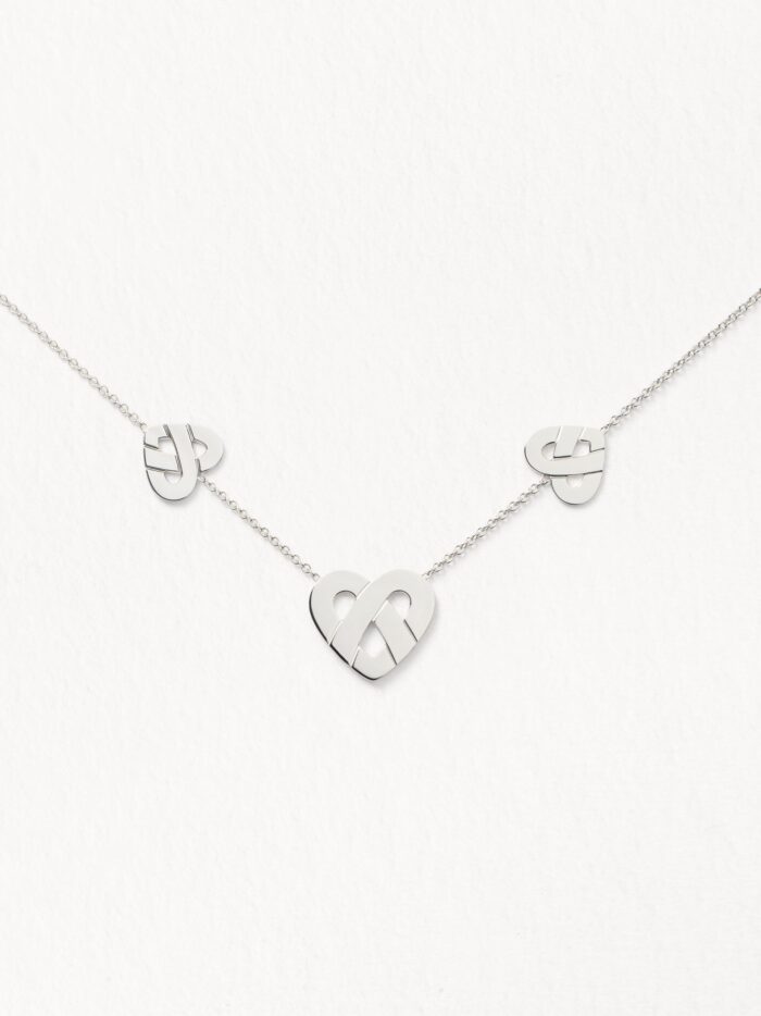 Collier Poiray Coeur Entrelacé Multi