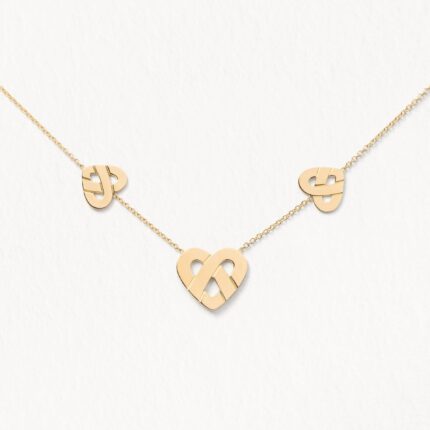 Collier Poiray Coeur Entrelacé Multi