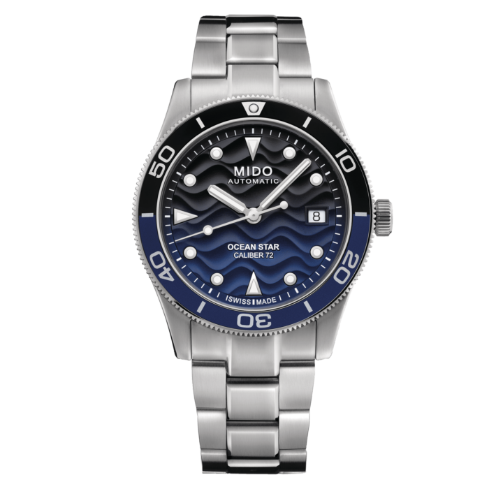 Montre Mido Ocean Star 39 Auto Cadran Bleu Bracelet Acier 39MM