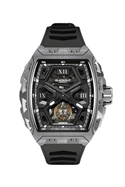 Montre Blackout Concept XP1 Tourbillon Ti Bracelet Caoutchouc 44MM