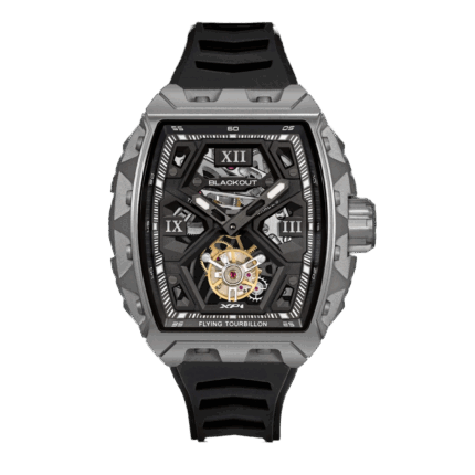 Montre Blackout Watches XP1 Tourbillon Ti Bracelet Caoutchouc 44MM