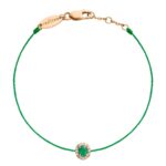 Bracelet Redline Diva Emerald &amp; Gold Diamonds