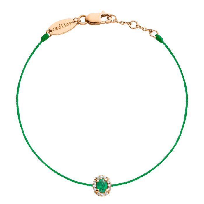 Bracelet Redline Diva Emerald &amp; Gold Diamonds