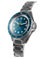 Montre Yema Navygraf Marine Nationale CMM.10 Auto Cadran Bleu Bracelet Cuir 39MM