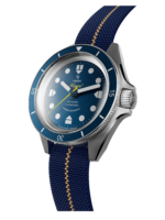 Montre Yema Navygraf Marine Nationale CMM.10 Auto Cadran Bleu Bracelet Textile 39MM