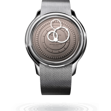 Montre Beaubleu Seconde Française 20.24 Cadran Saumon Bracelet Acier 39MM