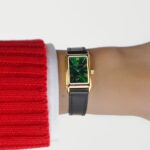 Montre Hamilton American Classic Ardmore Quartz Cadran Vert Bracelet Cuir