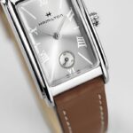 Montre Hamilton American Classic Ardmore Quartz Cadran Argenté Bracelet Cuir