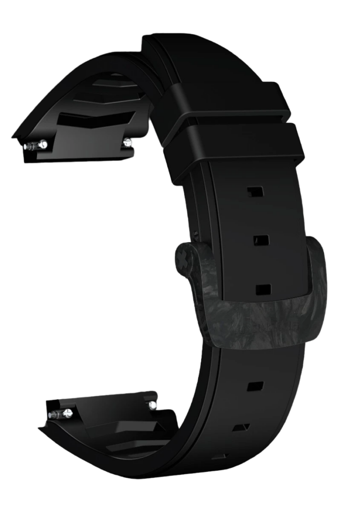 Bracelet Montre Blackout Concept XP1 Black Caoutchouc Noir