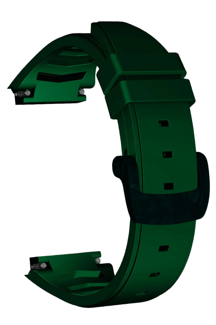 Bracelet Montre Blackout Concept XP1 Royal Green Caoutchouc Vert