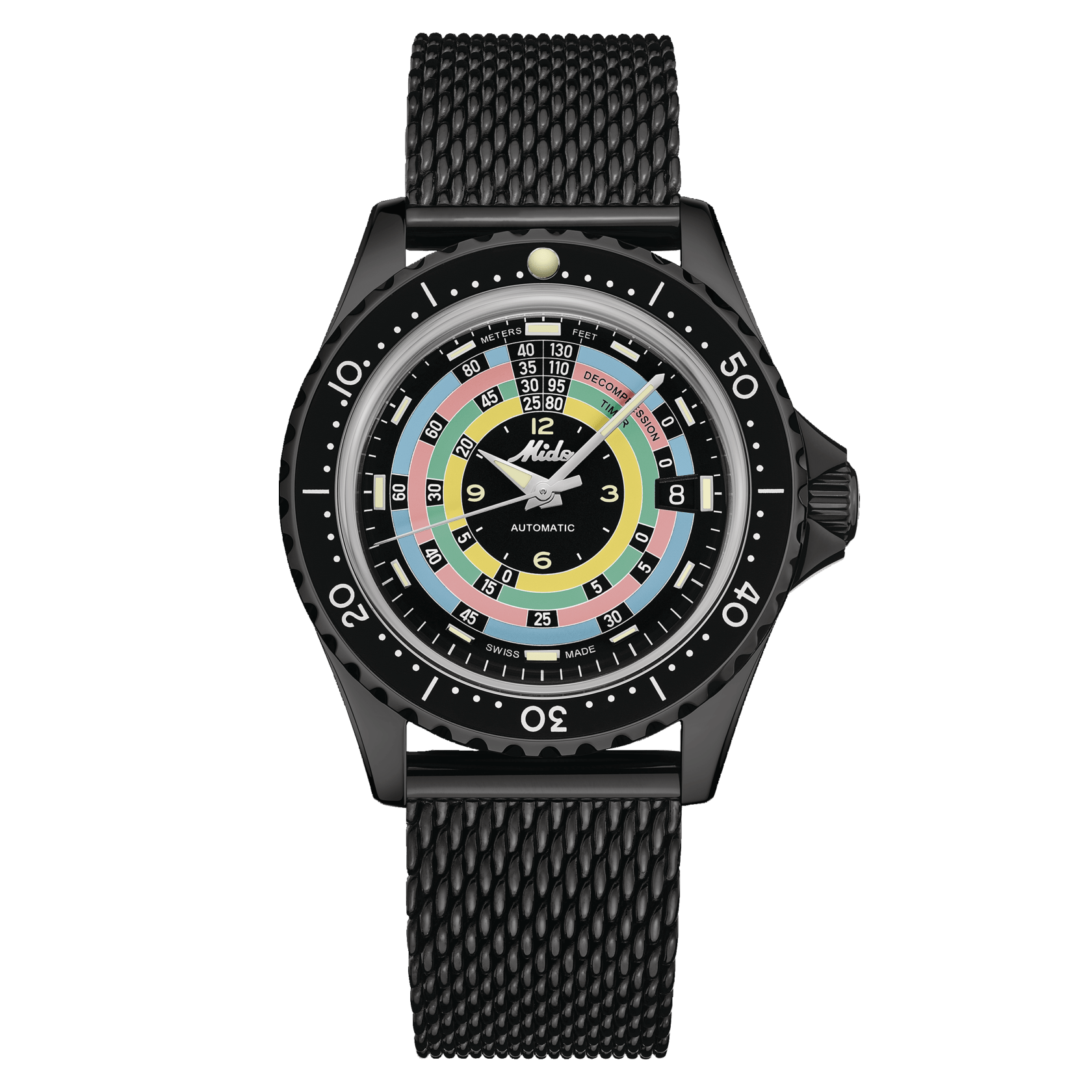 Montre Mido Ocean Star Decompression Timer 1961 Edition Limitée Auto Cadran Noir