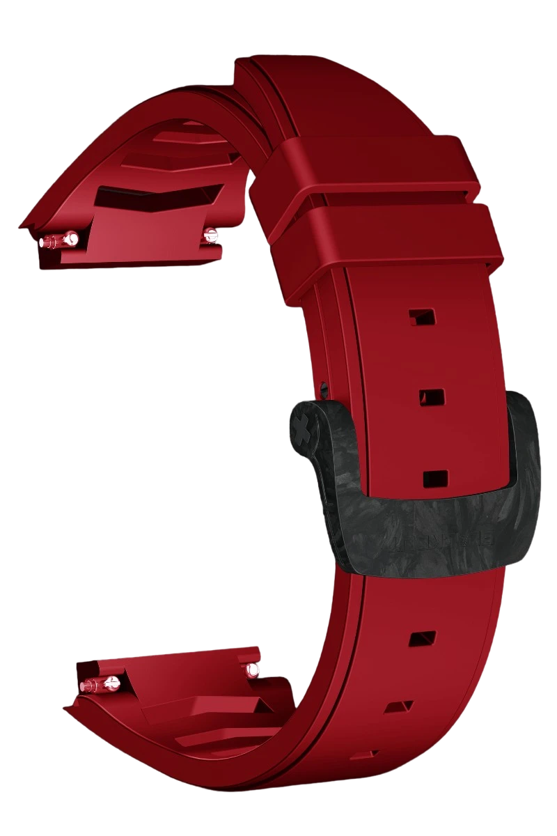 Bracelet Montre Blackout Concept XP1 Red Caoutchouc Rouge