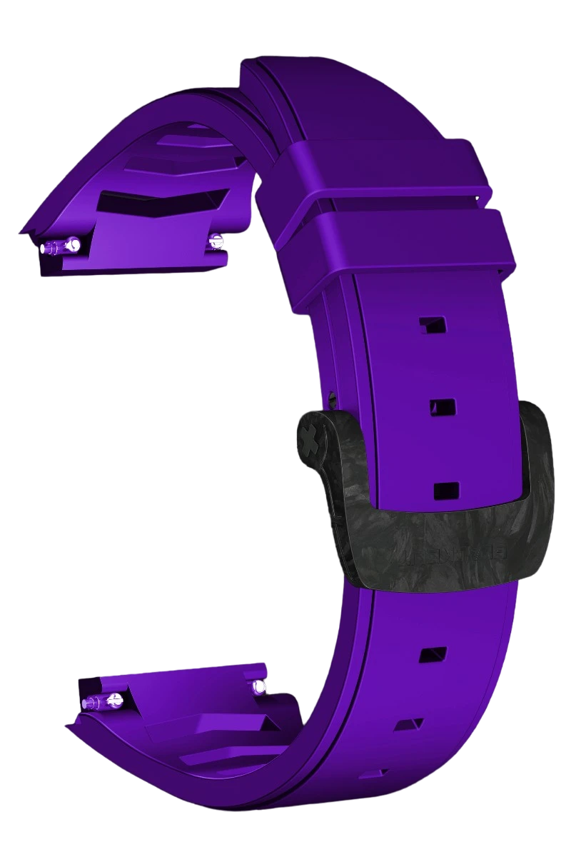 Bracelet Montre Blackout Concept XP1 Ultraviolet Caoutchouc Violet