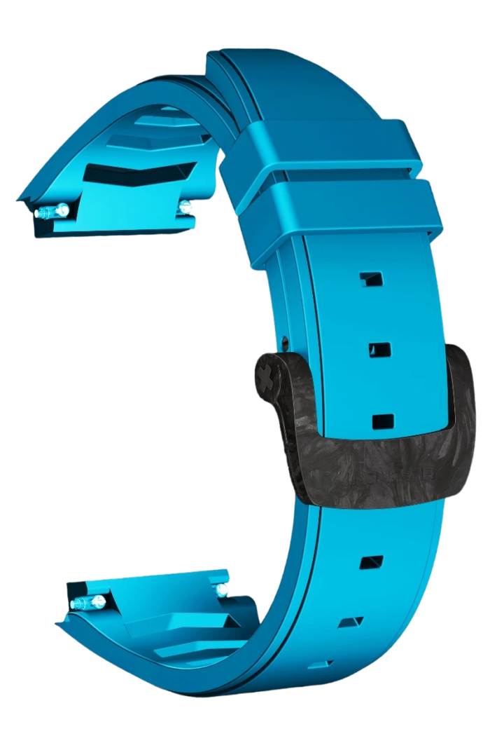 Bracelet Montre Blackout Concept XP1 Frozen Blue Caoutchouc Bleu Turquoise