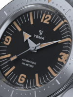 Montre Yema Diver Auto Cadran Noir Bracelet Acier 39.5MM