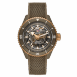 Montre Rado Captain Cook Auto HTC Skeleton Bracelet Caoutchouc 43MM